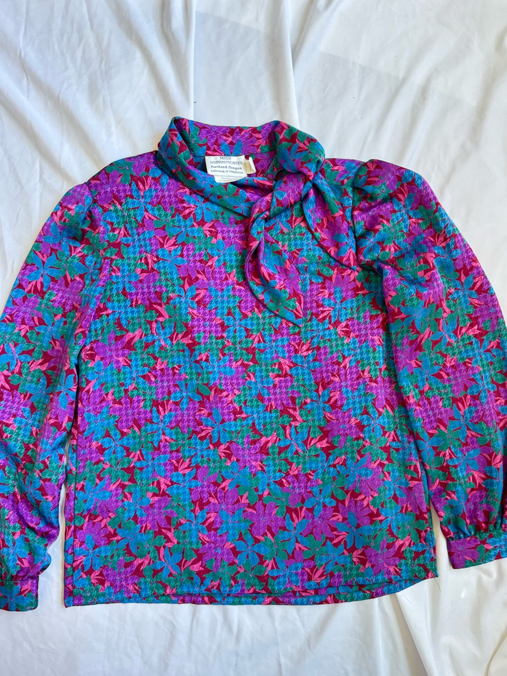 Vintage 80s Pendleton Miss Sophisticates Blouse